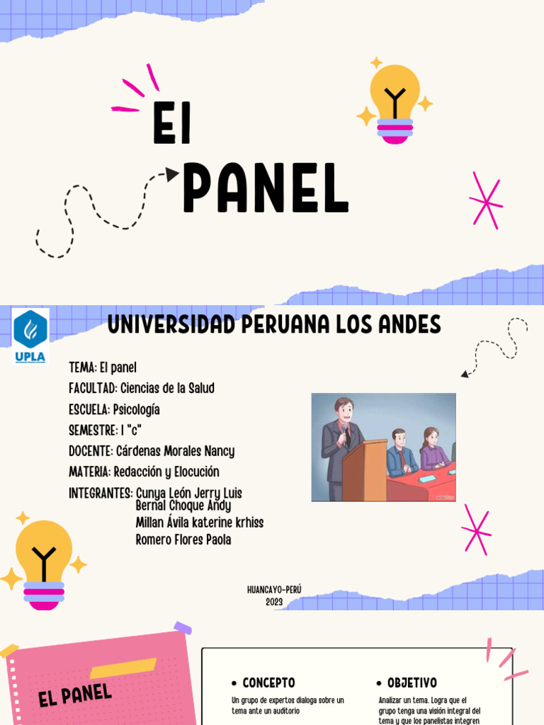 Estructura y Objetivos del Panel de Expertos | PDF | Estudios de ...
