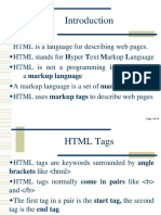 HTML Lectures (Before Mids)
