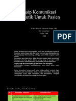 Prinsip Komunikasi Terapeutik Untuk Kesehatan