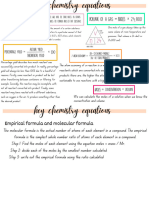 Key Chemistry Equations