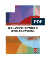 (Routledge Studies in Food, Society and The Environment) Alana Mann - Voice and Participation in Global Food Politics (2019, Routledge) - Introduction