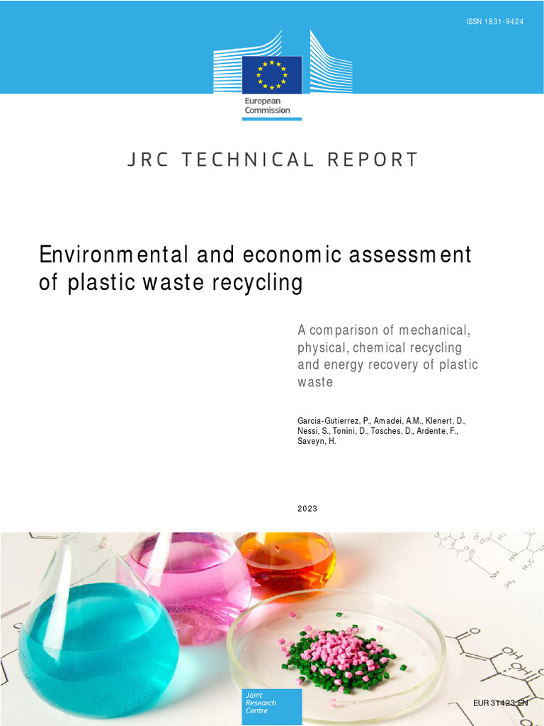 JRC132067 01 | PDF | Life Cycle Assessment | Recycling