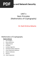 Unit-1 Mathematics On Cryptography