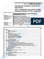 NBR IEC 60439 1 Paineis Tta e Ptta PR