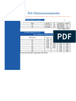 Pré-Dimensionamento Lajes e Pilares