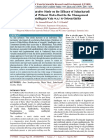 A Clinical Comparative Study On The Efficacy of Sahacharadi Kwatha With and Without Matra Basti in The Management of Janu Sandhigata Vata W.S.R To Osteoarthritis