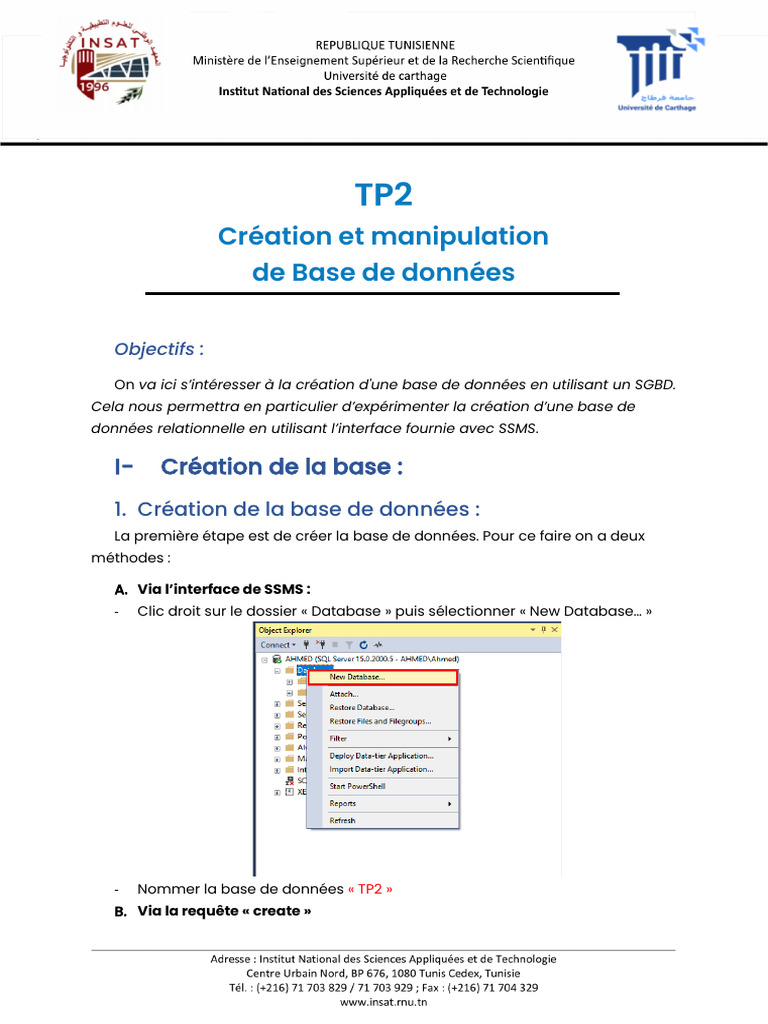 Création d'une base de données PDF | PDF