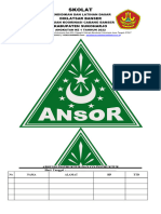 ABSENSI INSTRUKTUR Diklatsar Banser