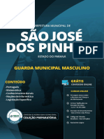 Prefeitura de Sao Jose Dos Pinhais PR 2019 Guarda Municipal Masculino