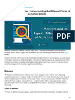 Types of Malware PDF