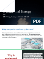 Geothermal Energy