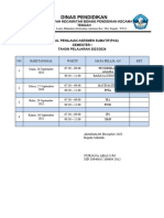 Jadwal PTS Kelas 1-6 2022