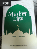 Muslim Law - Qureshi