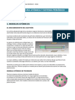 Tema 7 y 8 Apuntes Fyq4eso Estructura de La Materia y Tabla Periodica