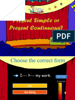 Present Simple Vs Present Continuous