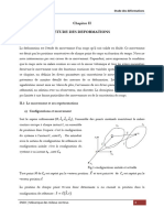 MMC - Chapitre II - Etude Des Déformations