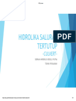 Hidrolika Saluran Tertutup - Culvert - Se..