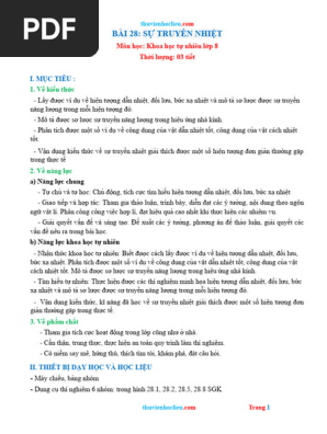 3. Phương Trình Cân Bằng Nhiệt