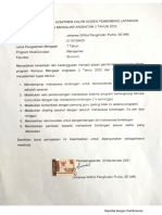 Surat Pernyataan Komitmen Bermaterai