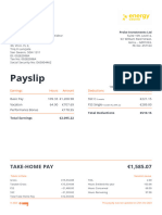 Payslip: Take-Home Pay 1,585.07