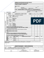 Histórico Escolar - Ensino Medio Concluinte (Ou Transferencia)