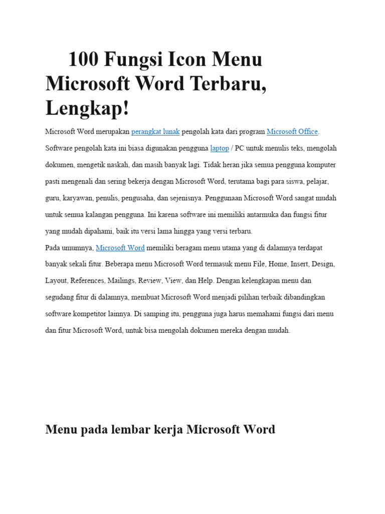 Download Microsoft Word Terbaru