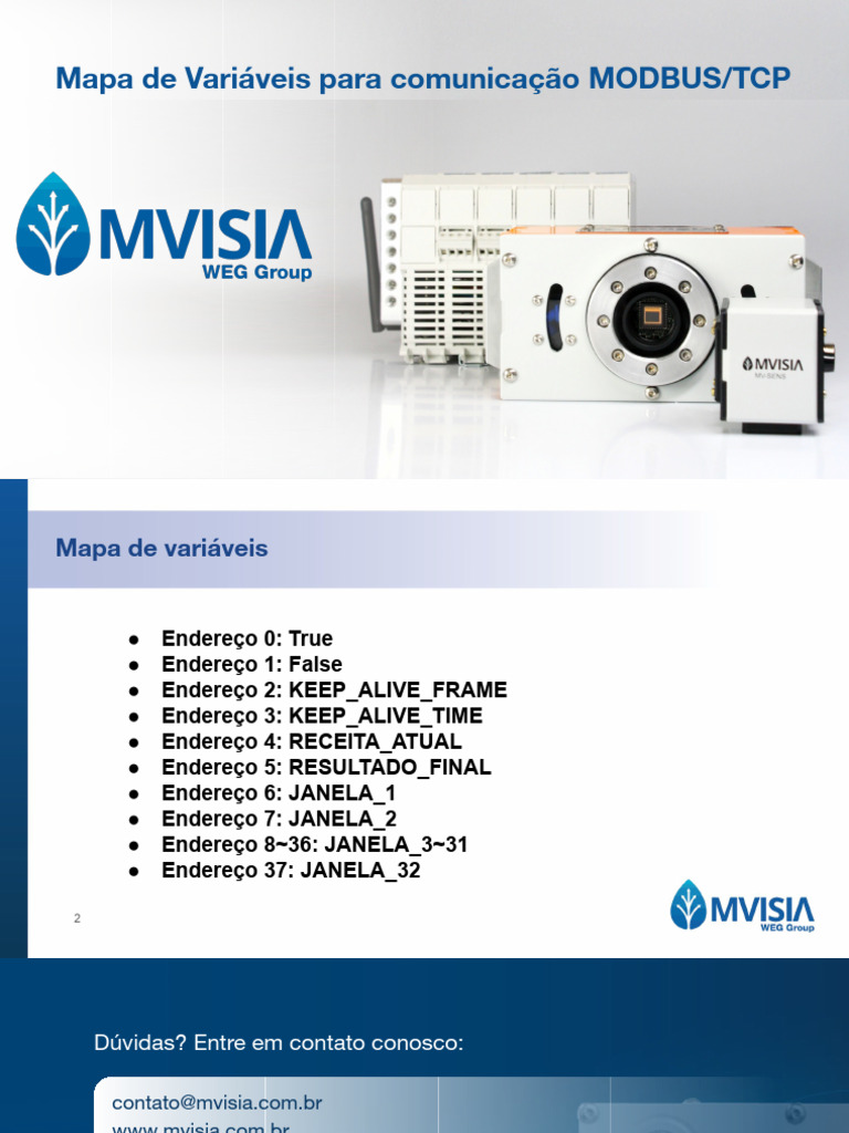 Mapa de Variáveis MODBUS/TCP | PDF | Ciências e Matemática | Tecnologia ...