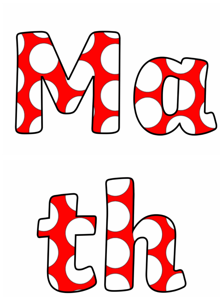 Math Display Banner | PDF