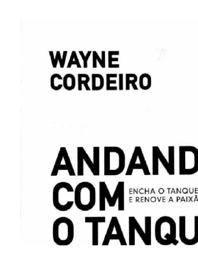 Andando Com o Tanque Vazio Wayne Cordeiro | PDF