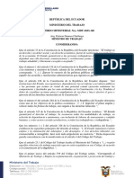 Acuerdo Ministerial No. MDT-2023-160 Reforma A La Modalidad Contractual en El Sector-Productivo