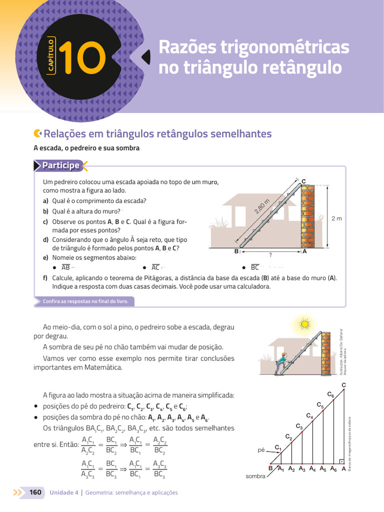 TD - Razões Trigonométricas - Mat | PDF | Trigonometria | Triângulo