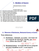 Chapitre 11 - Acides Et Bases (Note)