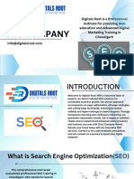 SEO Learning Institute Course Training in Chandigarh