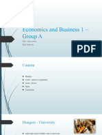 Economics and Business 1 - Group A