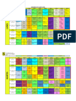 Horario de Clases 2023 para Toda La Semana Final