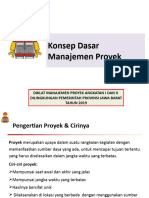 Konsep Dasar Manajemen Proyek