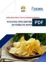 Patates Cips Uretim Tesisi Fizibilite Raporu