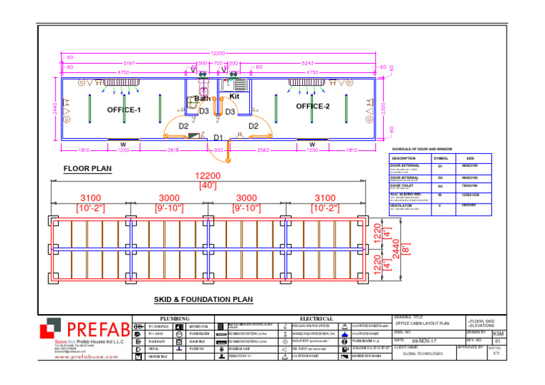 Office Container Layout and Design Plan | PDF | Domestic Implements | Home