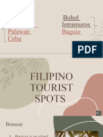 Filipino Tourist Spots
