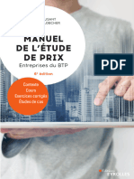 Manuel de l’étude de prix – Entreprises du BTP 6ed