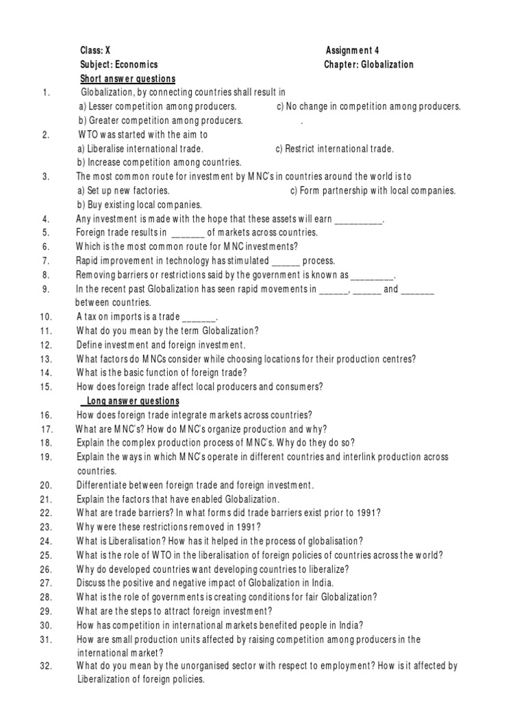 cbse-class-10-economics-worksheet-download-free-pdf-globalization