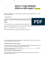 3c. Anova Table and Interpretation