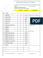 Permintaan Pengadaan ATK