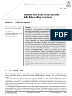 Research Paper - Isolation Enhancement For Dual-Band MIMO Antenna System Using Multiple Slots Loading Technique