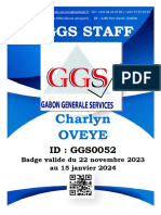 Ggs Staff: Charlyn Oveye