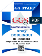 Ggs Staff: Army Boulingui