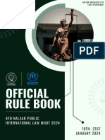 Official Rule Book - 4th NALSAR Public International Law Moot Court Competition 2024