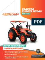 Tractor Kubota m7040