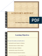 Auditor's Report