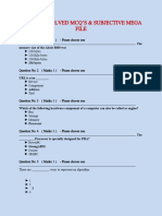 Cs101 Midterm Solved Mcq's Subjective Mega File